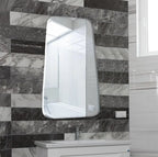 Scandinavian Frameless Beveled Tapered Shape Wall Mirror - Decor Mantra 