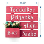 Wooden Name Plate - Decor Mantra 