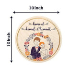 Wooden Name Plate - Decor Mantra 