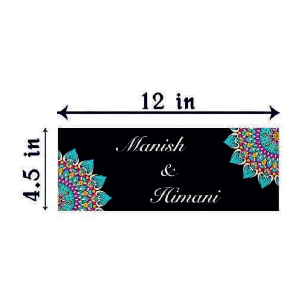 Wooden Name Plate - Decor Mantra 