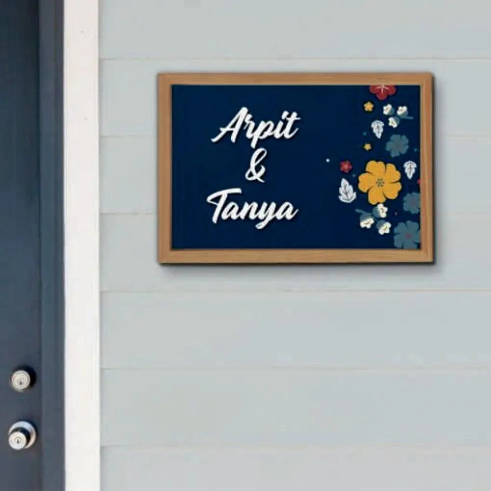 Wooden Name Plate - Decor Mantra 