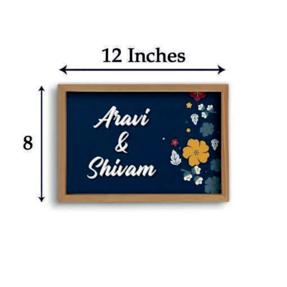Wooden Name Plate - Decor Mantra 