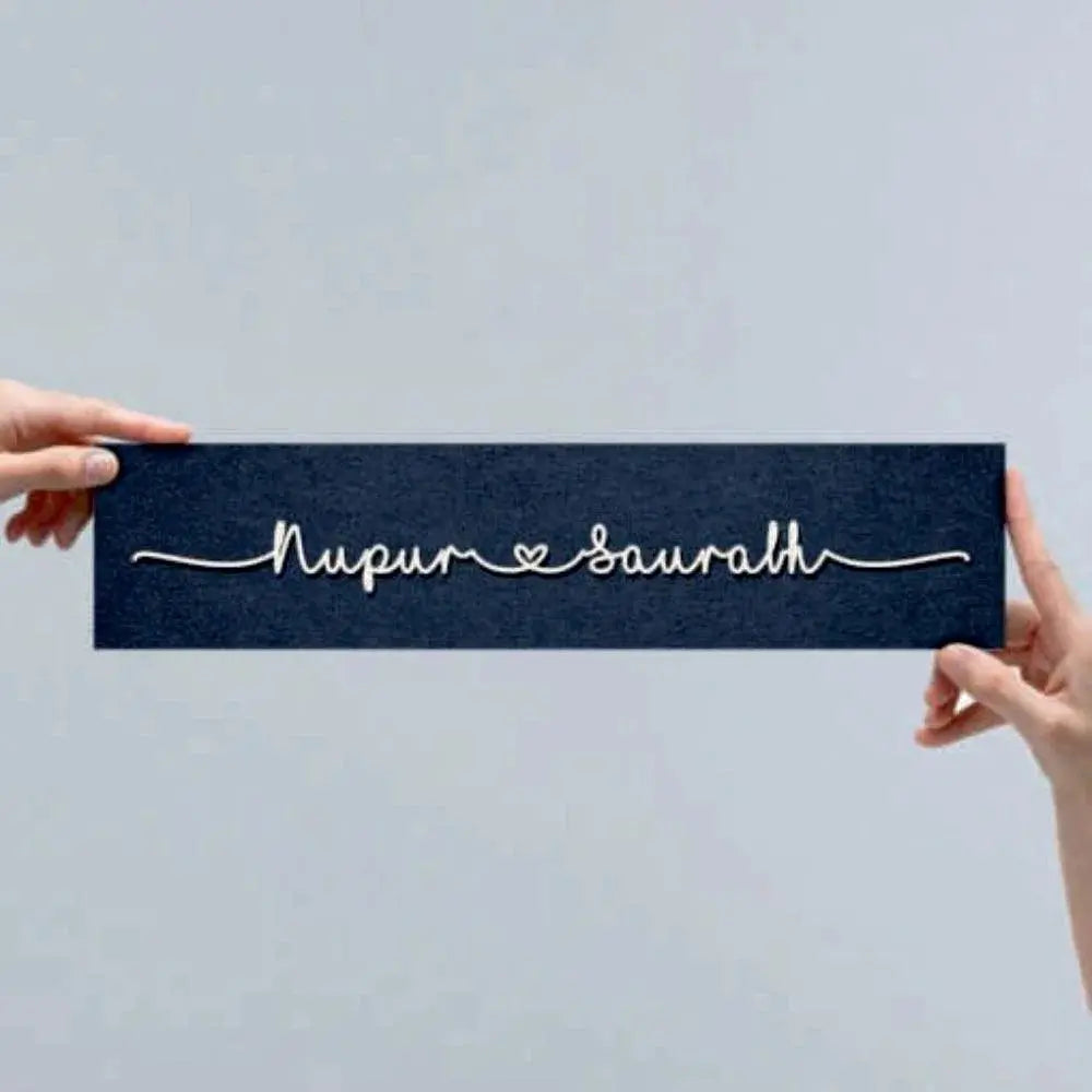 Wooden Name Plate - Decor Mantra 