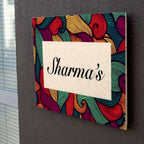 Wooden Name Plate - Decor Mantra 