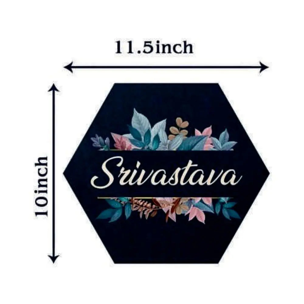 Wooden Name Plate - Decor Mantra 
