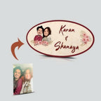 Wooden Name Plate - Decor Mantra 