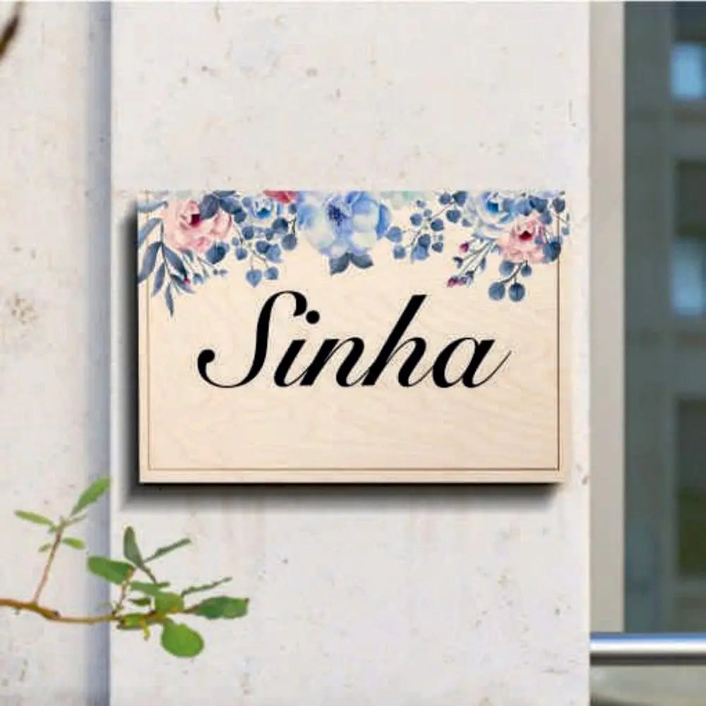 Wooden Name Plate - Decor Mantra 