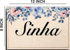 Wooden Name Plate - Decor Mantra 
