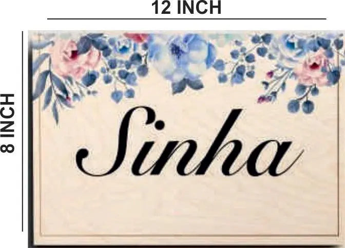 Wooden Name Plate - Decor Mantra 