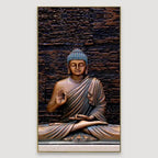 Buddha in Meditation Canvas Wall Painting AdPrints