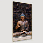 Buddha in Meditation Canvas Wall Painting AdPrints
