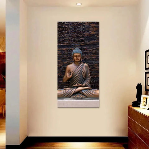 Buddha in Meditation Canvas Wall Painting