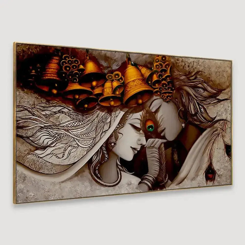 Canvas Wall Painting of Divine Radha Krishna DECORMANTRA