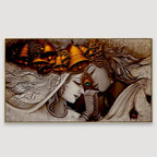 Canvas Wall Painting of Divine Radha Krishna DECORMANTRA