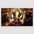 Shri Ganesh Divine Canvas Painting AdPrints