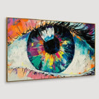 Contemporary Design Canvas Painting of Beautiful Eyes - Decor Mantra 