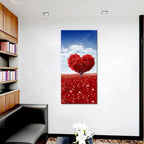 Heart-Shaped Tree Canvas Wall Painting AdPrints