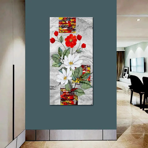 Canvas Wall Art of Beautiful Flowering Vines