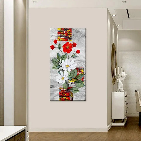 Canvas Wall Art of Beautiful Flowering Vines