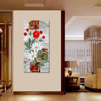 Canvas Wall Art of Beautiful Flowering Vines AdPrints