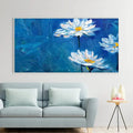 Modern Design Canvas Painting of Beautiful Flowers AdPrints