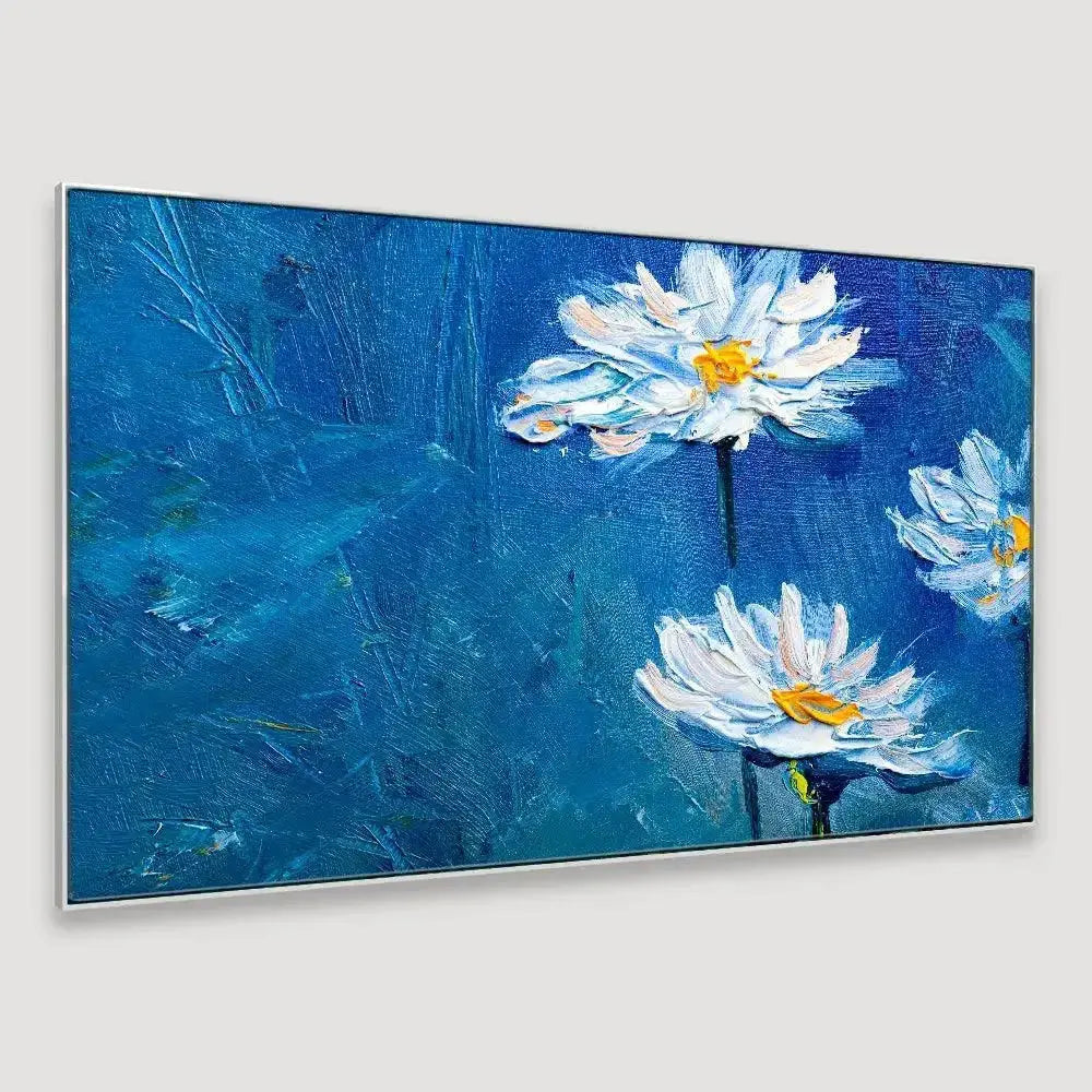 Modern Design Canvas Painting of Beautiful Flowers AdPrints