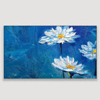 Modern Design Canvas Painting of Beautiful Flowers AdPrints