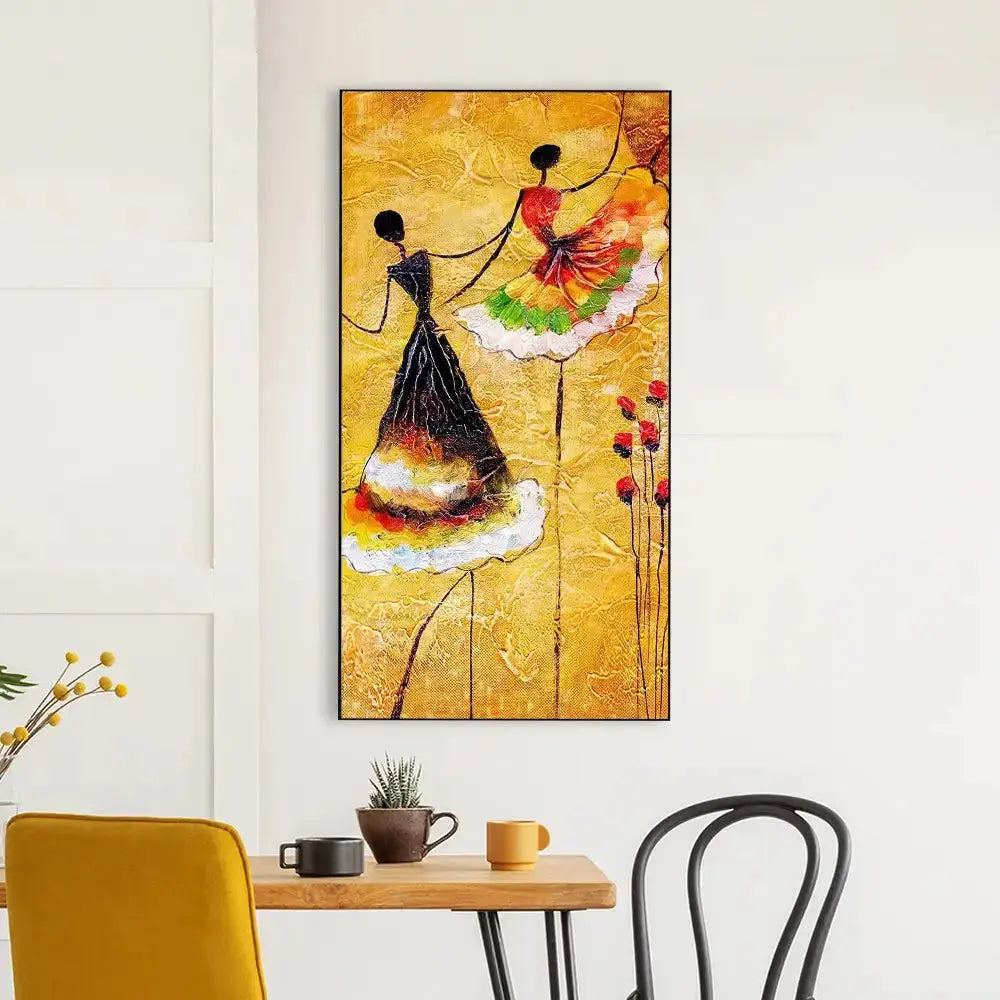 Designer Canvas Painting of a Ballerina Dancer AdPrints