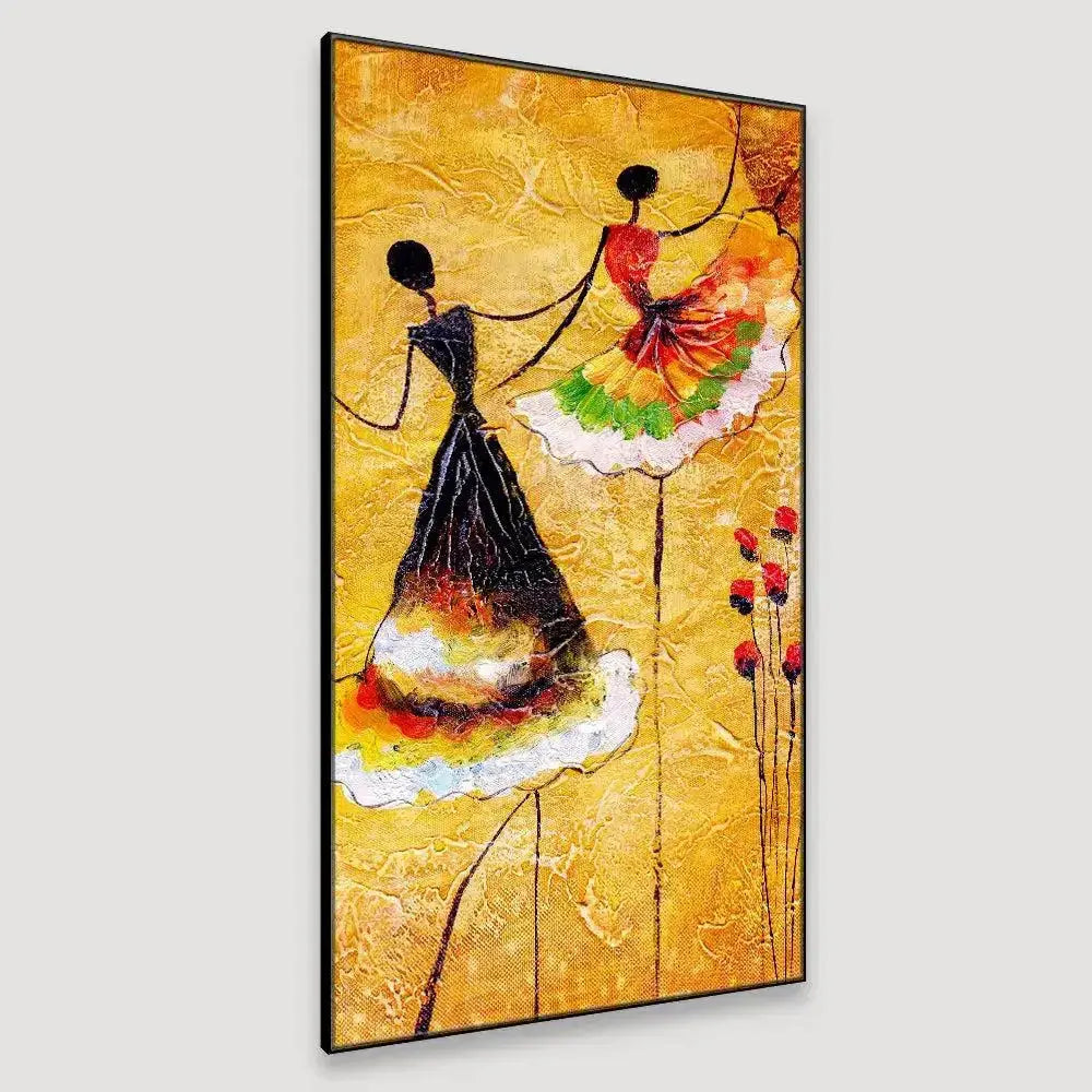 Designer Canvas Painting of a Ballerina Dancer AdPrints
