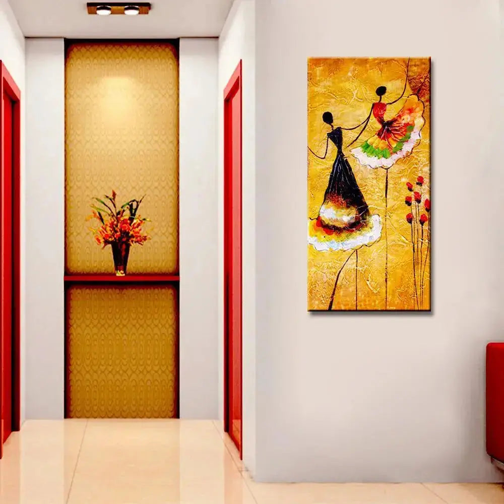 Designer Canvas Painting of a Ballerina Dancer AdPrints