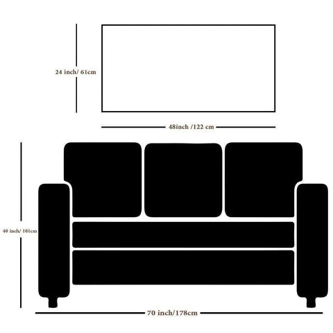 Abstract Design Canvas Painting with Brown Floral Motif - Decor Mantra 