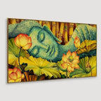 Vaastu Buddha Bamboo Forest Canvas Painting AdPrints