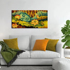 Vaastu Buddha Bamboo Forest Canvas Painting AdPrints