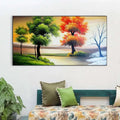 Stunning Panoramic Canvas Wall Painting of Beautiful Natural Scenery AdPrints