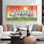 The Rising Sun in Premium Acrylic Horizontal Wall Art - Decor Mantra 