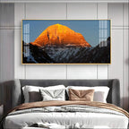 Horizontal Premium Acrylic Wall Art Featuring Majestic Mountain - Decor Mantra 
