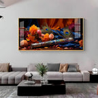 Troupe of Bansuri Horizontal Acrylic Premium Wall Art - Decor Mantra 