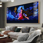 Shiv Shakti Premium Acrylic Horizontal Wall Art - Decor Mantra 