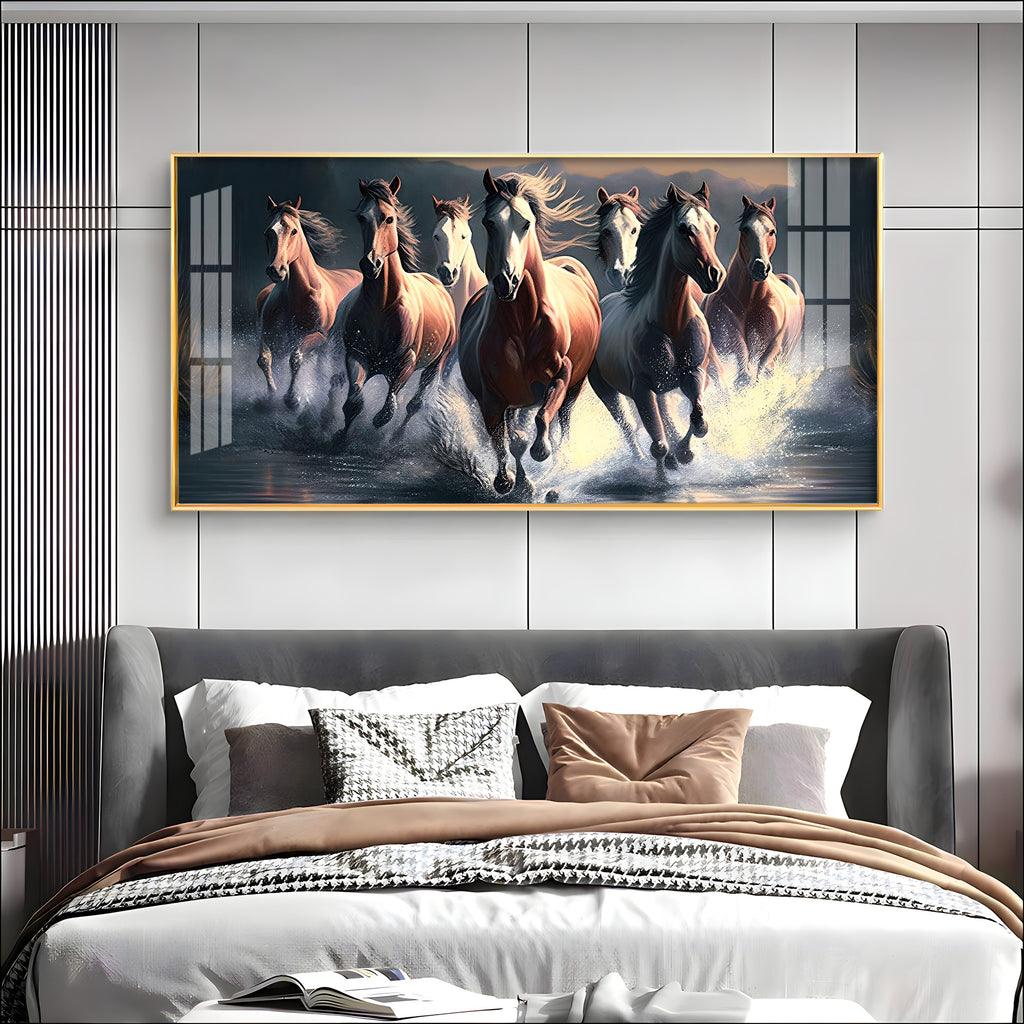 Majestic Pride Run Premium Acrylic Horizontal Wall Art - Decor Mantra 