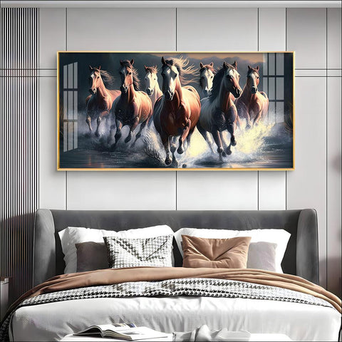 Majestic Pride Run Premium Acrylic Horizontal Wall Art - Decor Mantra 