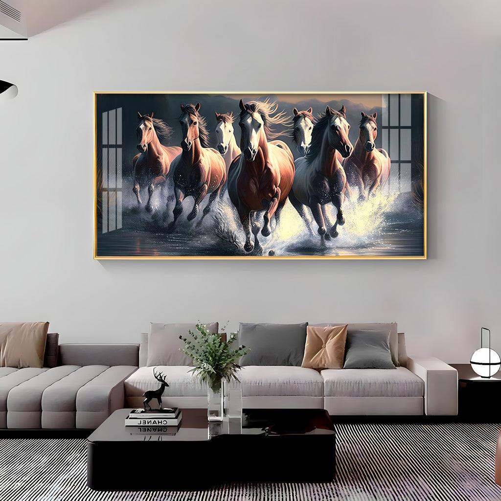 Majestic Pride Run Premium Acrylic Horizontal Wall Art - Decor Mantra 