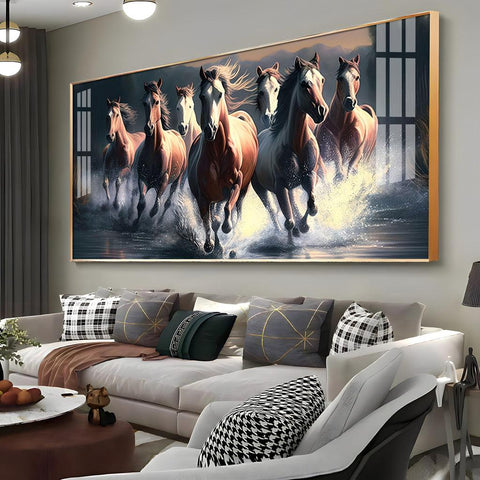 Majestic Pride Run Premium Acrylic Horizontal Wall Art - Decor Mantra 