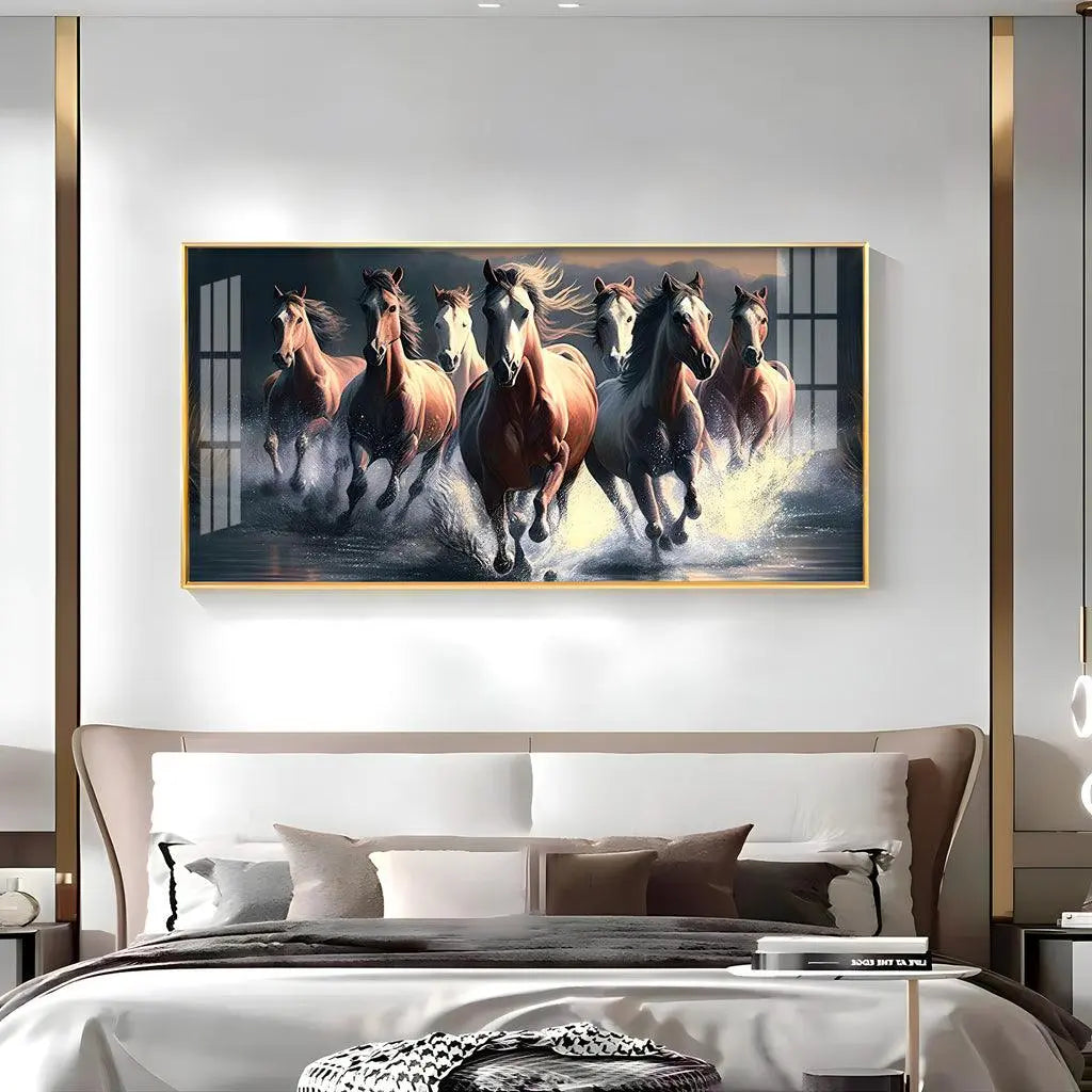 Majestic Pride Run Premium Acrylic Horizontal Wall Art - Decor Mantra 