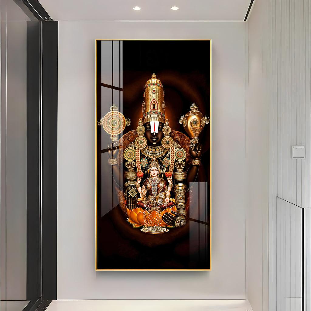 Eternal Spirituality Vertical Wall Art in Premium Acrylic - Decor Mantra 