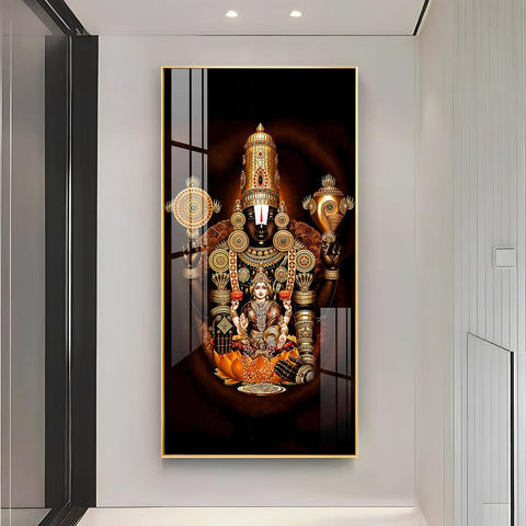 Eternal Spirituality Vertical Wall Art in Premium Acrylic - Decor Mantra 