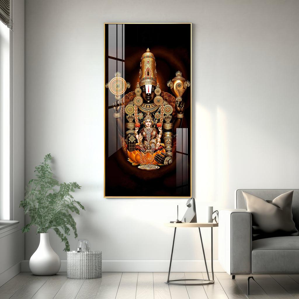 Eternal Spirituality Vertical Wall Art in Premium Acrylic - Decor Mantra 