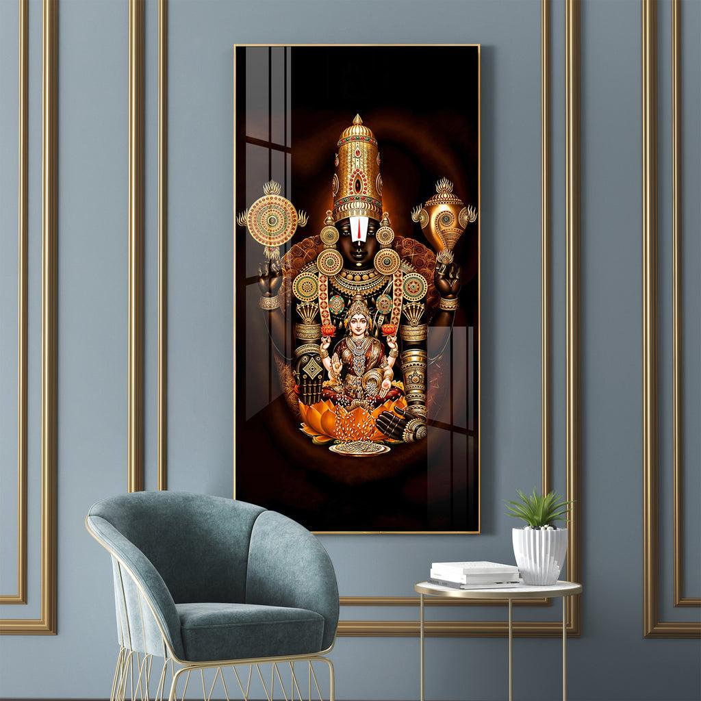 Eternal Spirituality Vertical Wall Art in Premium Acrylic - Decor Mantra 