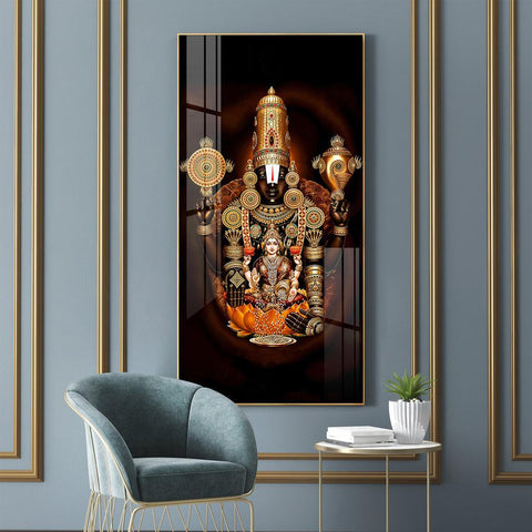 Eternal Spirituality Vertical Wall Art in Premium Acrylic - Decor Mantra 