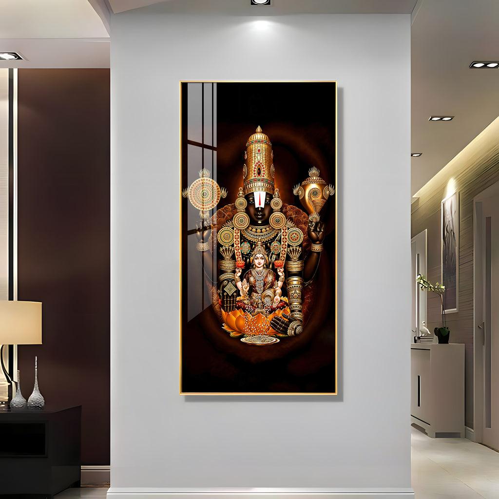 Eternal Spirituality Vertical Wall Art in Premium Acrylic - Decor Mantra 