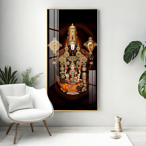 Eternal Spirituality Vertical Wall Art in Premium Acrylic - Decor Mantra 